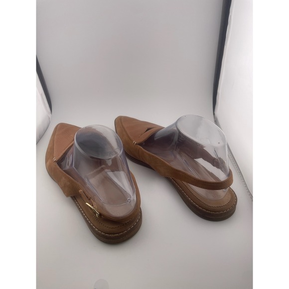 Leather Suede pointed toe slingback flat sandals Sperry Saybrook women\'s‎ sz 10 main image 2